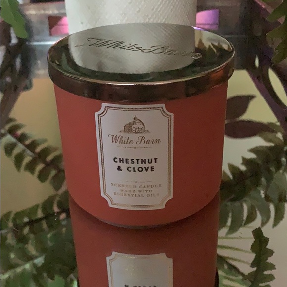 Bath Body Works Other New Bbw 3 Wick Candle Chestnut Clove